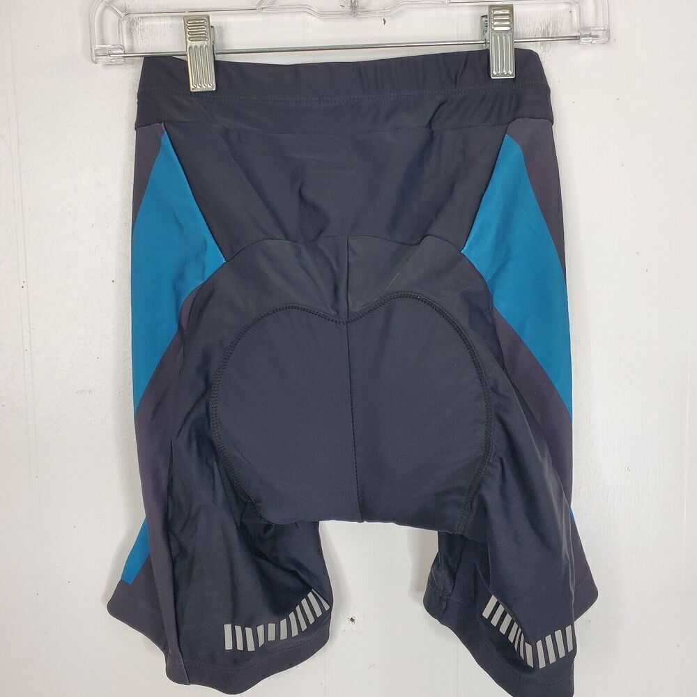 Nooyme Cycling Shorts Padded Butt Black Blue Biking Racing Comfort Mens S